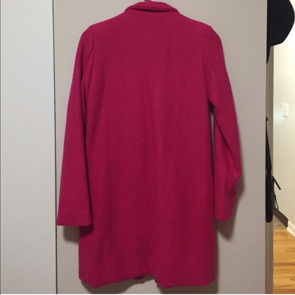 Long Pink Peacoat - Picture 3 of 4